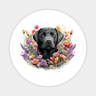 Black Lab Magnet